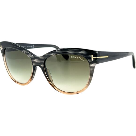 Tom Ford FT0430 Lily Womens Sunglass 20P Grey w Brown Gradient - Picture 1 of 7
